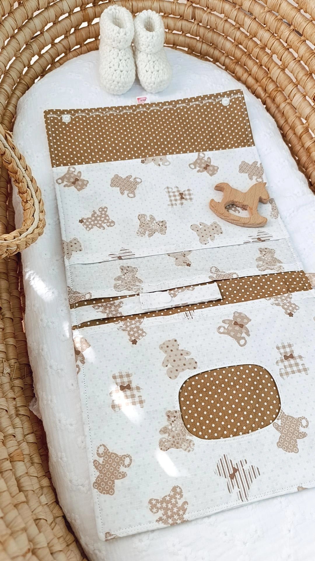 Pochette Portapannolini e portasalviette in pronta consegna Orsetti
