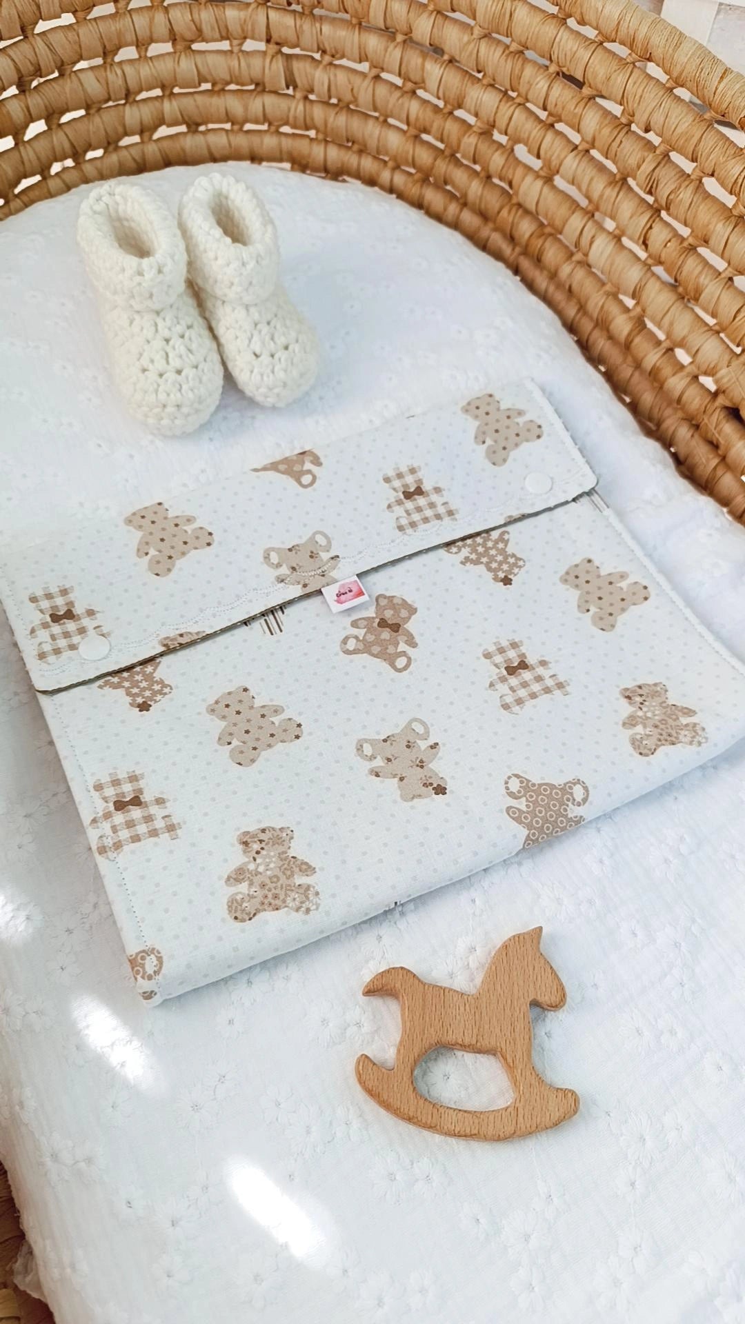 Pochette Portapannolini e portasalviette in pronta consegna Orsetti