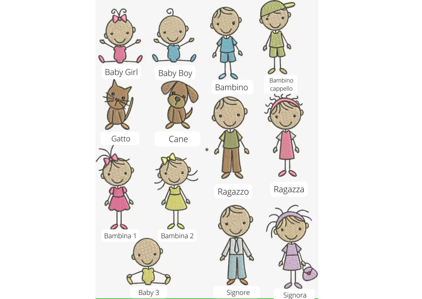 Tovaglietta colazione Personaggi Famiglia