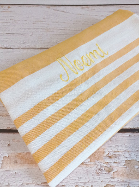 Telo mare fouta personalizzato con nome